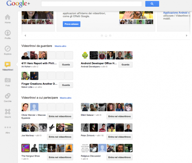 Hangouts - Google+